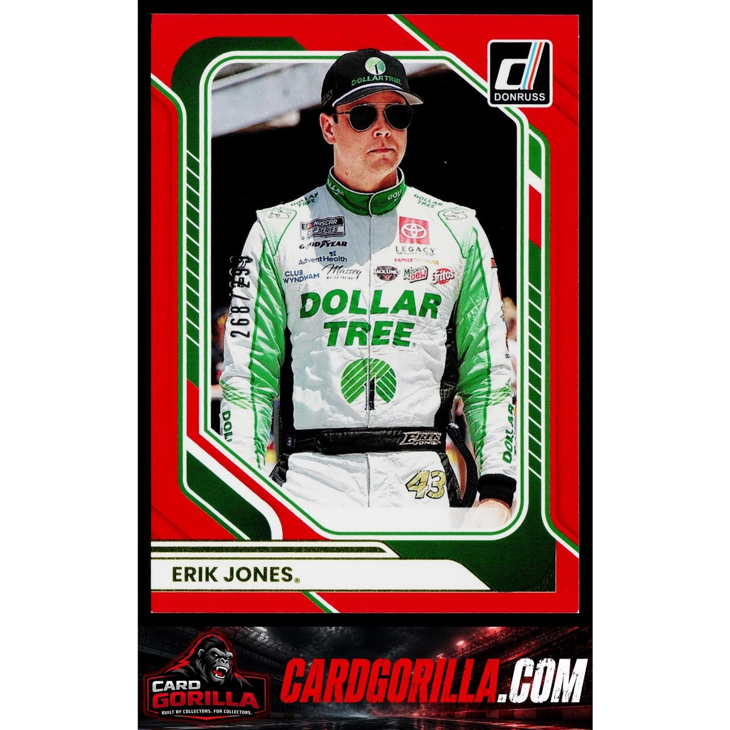 2026 Donruss #93 Erik Jones Red #/299
