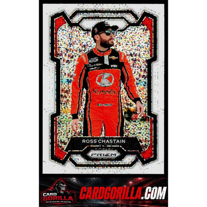 2024 Panini Prizm #51 Ross Chastain White Sparkle