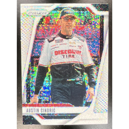 2025 Panini Prizm NASCAR Austin Cindric #2 White Sparkle Prizms