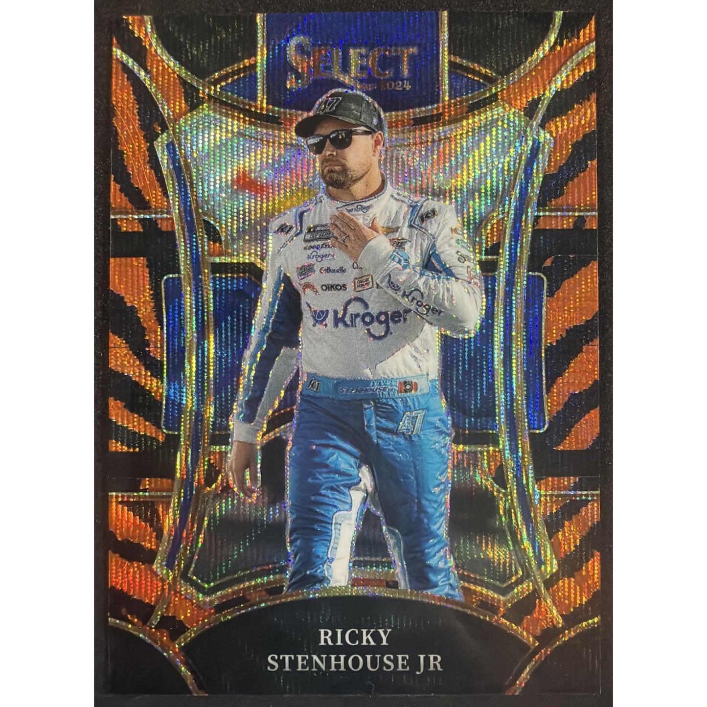 2024 Panini Select Nascar Ricky Stenhouse Jr #212 Tiger Prizms Trackside