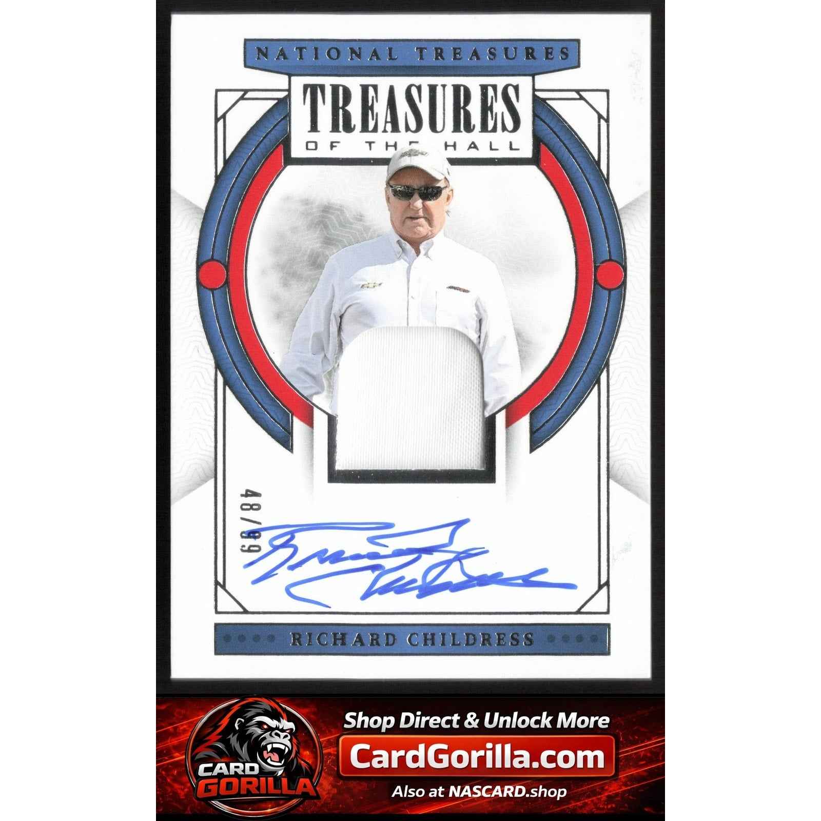 2024 Panini National Treasures Richard Childress Treasures of the Hall #/99
