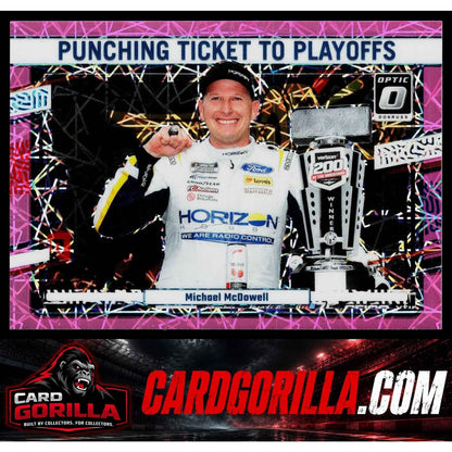 2024 Donruss #177 Michael McDowell Optic Pink Velocity #/79