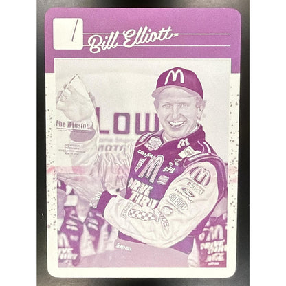 2023 Panini Donruss Bill Elliott #134 Printing Plates Magenta 1/1