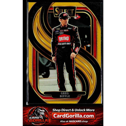 2025 Panini Select #260 Greg Biffle Gold Prizms #/10