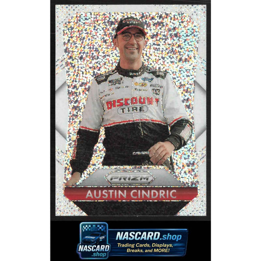 2025 Panini Prizm #152 Austin Cindric White Sparkle