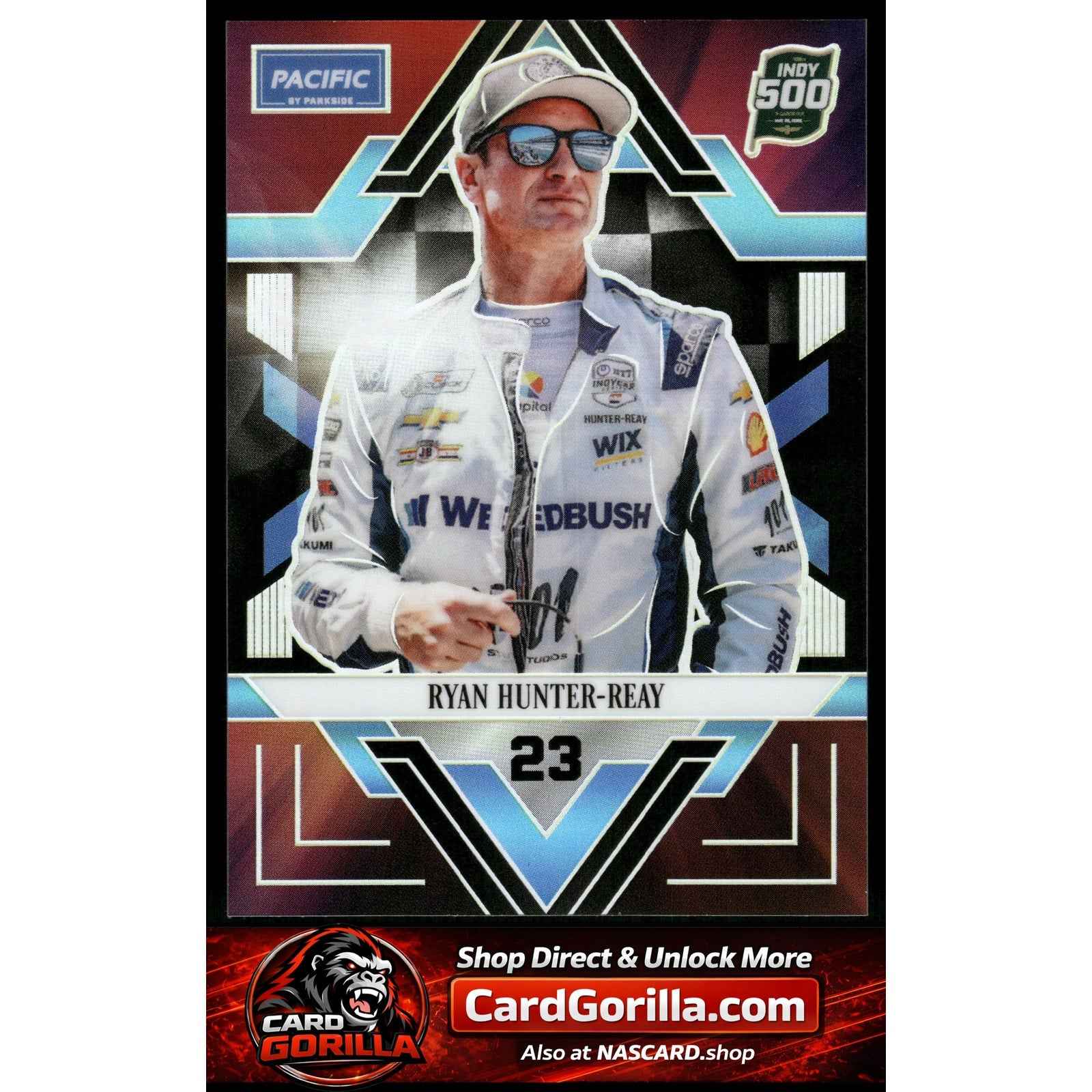 2025 Parkside Indy 500 Pacific #21 Ryan Hunter-Reay Red V2