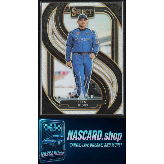 2025 Panini Select #209 Layne Riggs Silver NASCAR Logo