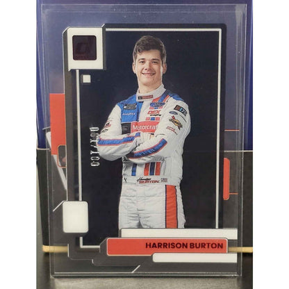 2023 Panini Chronicles Racing Clearly Donruss Red #3 Harrison Burton - 61/100 - NASCARD.shop