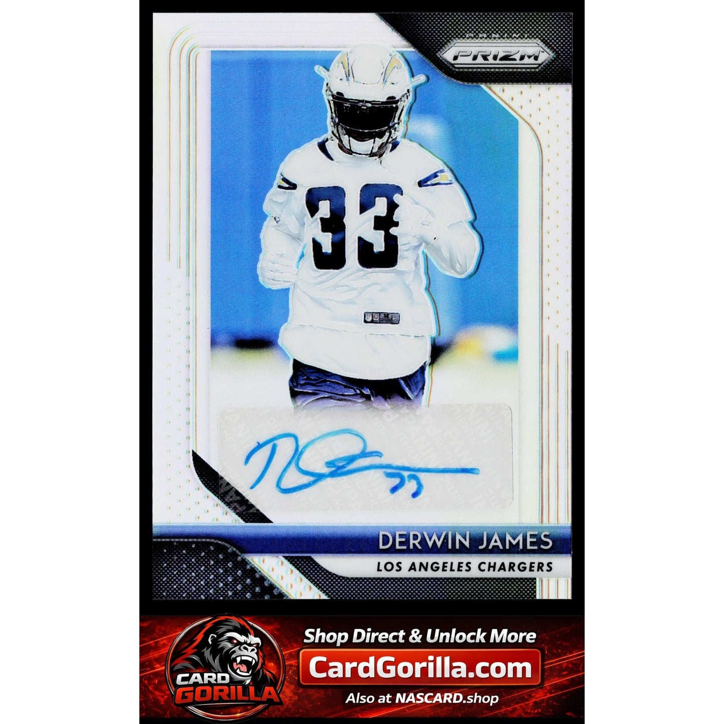 2018 Panini Prizm #RA-DJ Derwin James Rookie Autographs Prizm