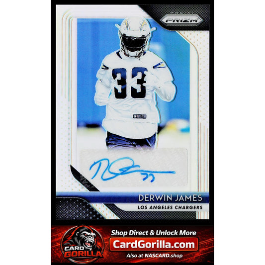 2018 Panini Prizm #RA-DJ Derwin James Rookie Autographs Prizm
