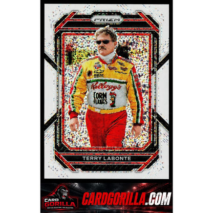 2023 Panini Prizm #48 Terry Labonte White Sparkle Prizm