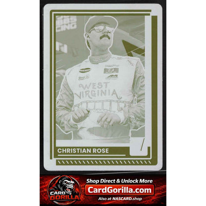 2025 Donruss #30 Christian Rose Printing Plate #1/1