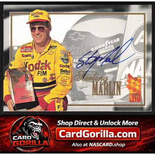 1996 Press Pass VIP #NNO Sterling Marlin Autographs