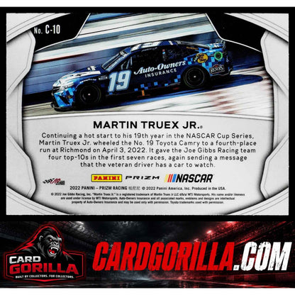 2022 Panini Prizm #C-10 Martin Truex Jr. Crank It Up Prizm