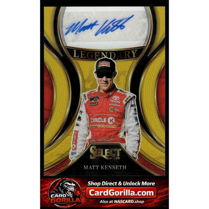 2024 Panini Select #LS-MKT Matt Kenseth Legendary Signatures Gold Prizms #/10