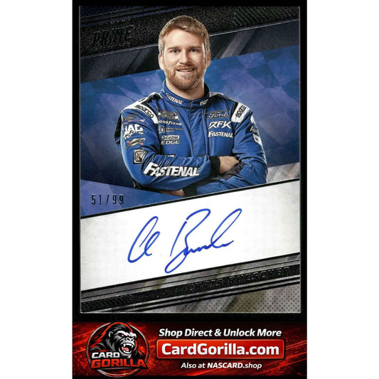 2023 Panini Prime #PS-CBU Chris Buescher Prime Signatures #/99