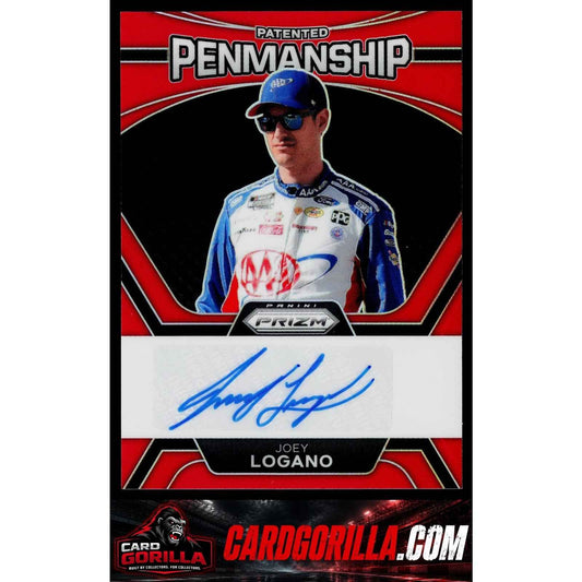 2024 Panini Prizm #PPA-JLO Joey Logano Patented Penmanship Autographs Red #/75