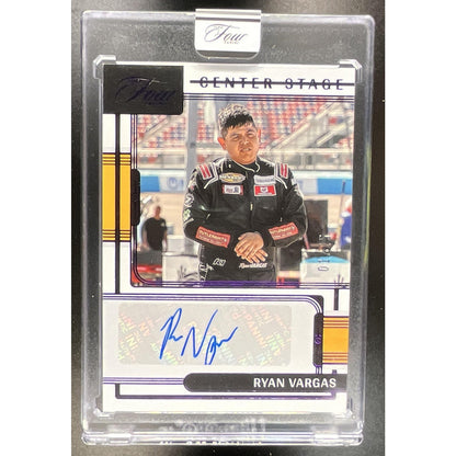 2026 Panini Turn Four Racing Ryan Vargas Center Stage Signatures Purple /25