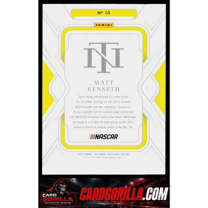 2025 Panini National Treasures #10 Matt Kenseth Gold #/15