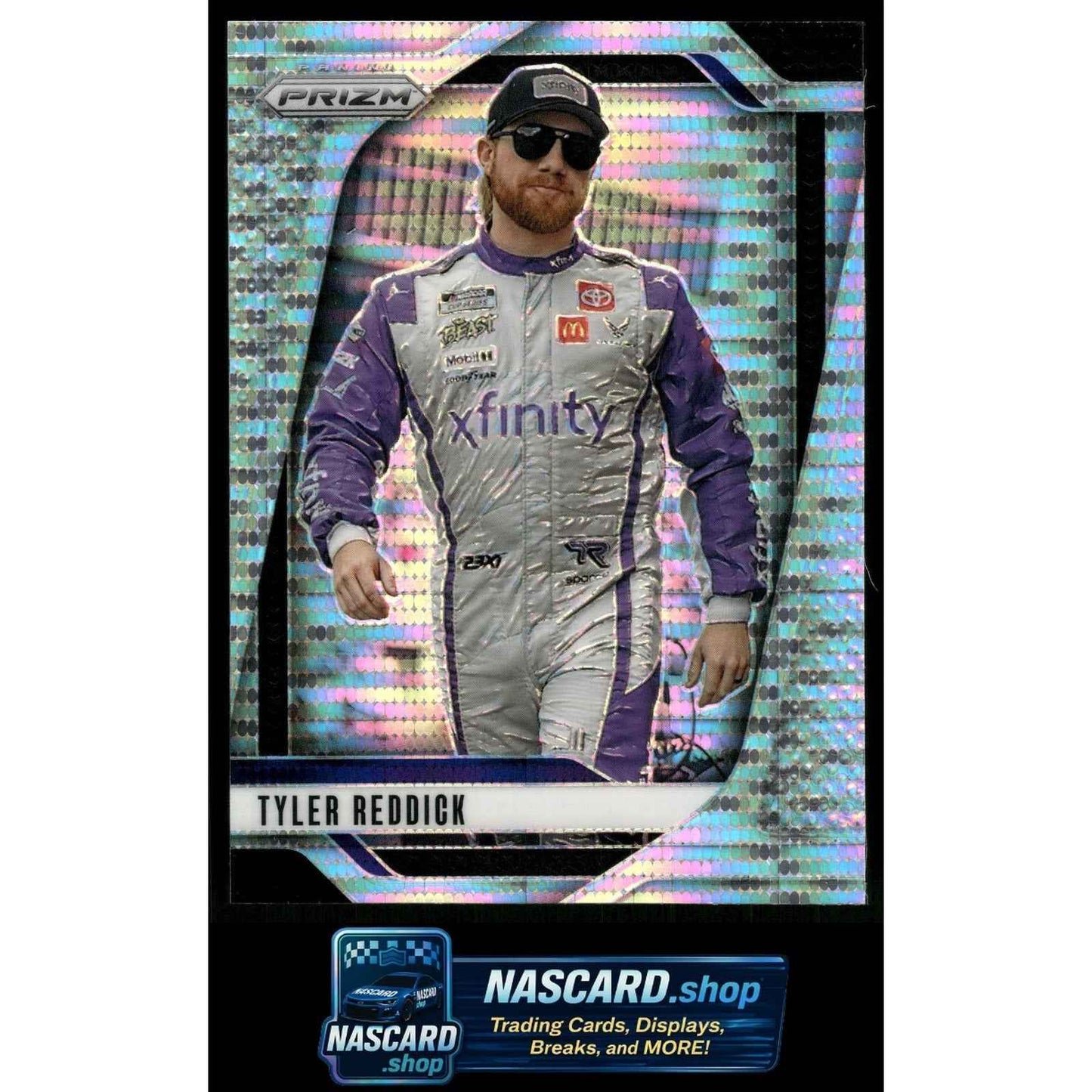 2025 Panini Prizm #27 Tyler Reddick Pulsar #/299