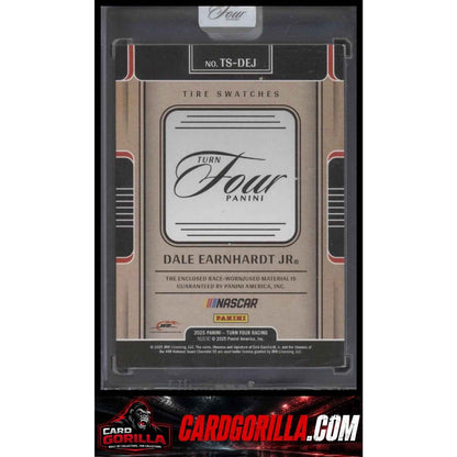 2025 Panini Turn Four #TS-DEJ Dale Earnhardt Jr Tire Swatches Blue #03/49