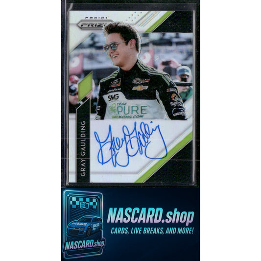 2019 Panini Prizm #DS-GG Gray Gaulding Driver Signatures Prizm - NASCARD.shop