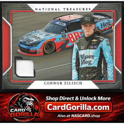 2025 Panini National Treasures #TG-CZC Connor Zilisch Track Gear #/99