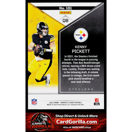 2022 Panini Rookies & Stars #101 Kenny Pickett Orange #/175