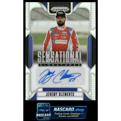 2025 Panini Prizm #SS-JCT Jeremy Clements Sensational Signatures