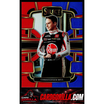 2024 Panini Select #56 Christopher Bell Red and Blue Prizms #/249