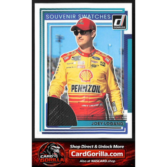 2025 Donruss #SV-JLG Joey Logano Souvenir Swatches