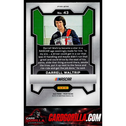 2023 Panini Prizm #38 Darrell Waltrip White Sparkle Prizm