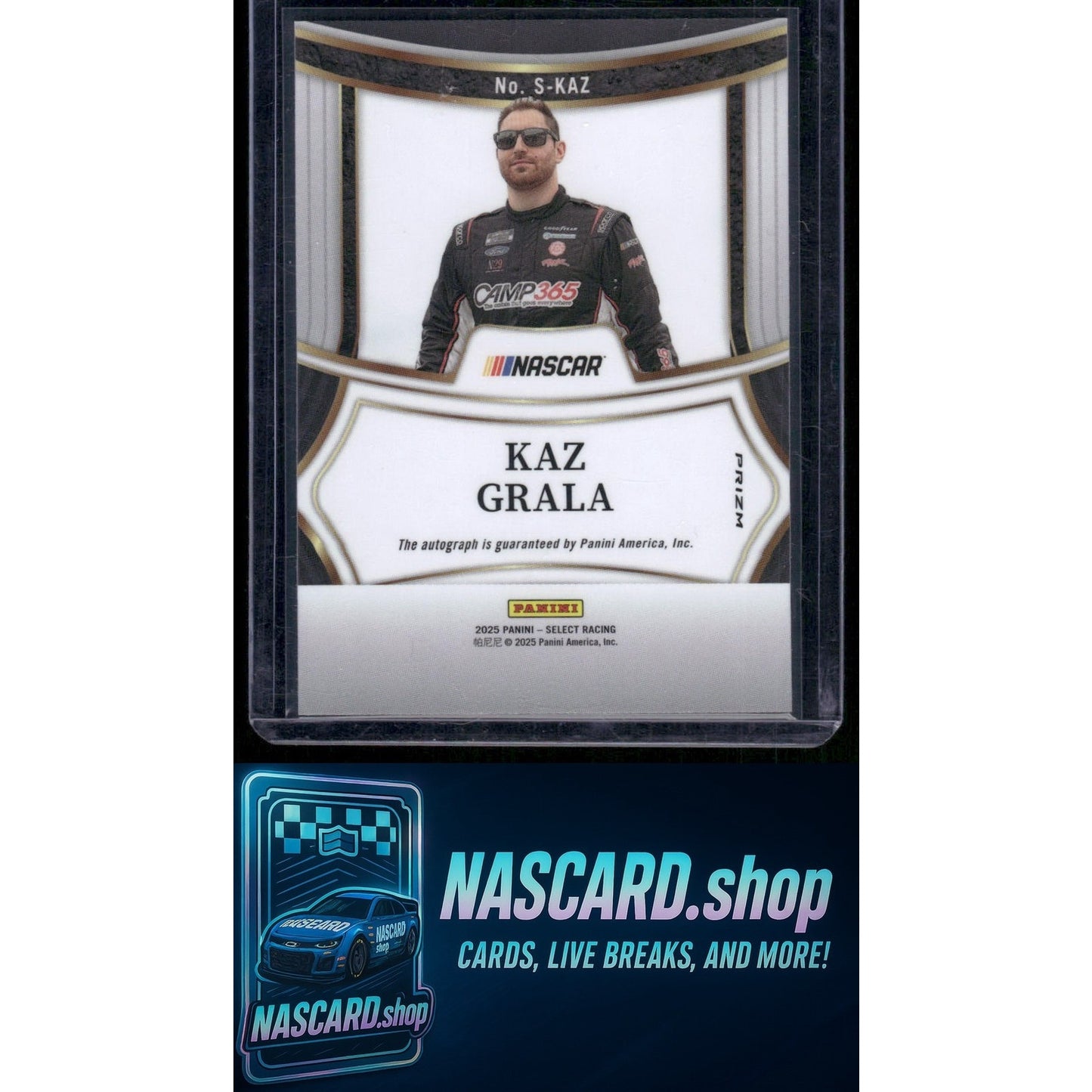 2025 Panini Select #S-KAZ Kaz Grala Signatures
