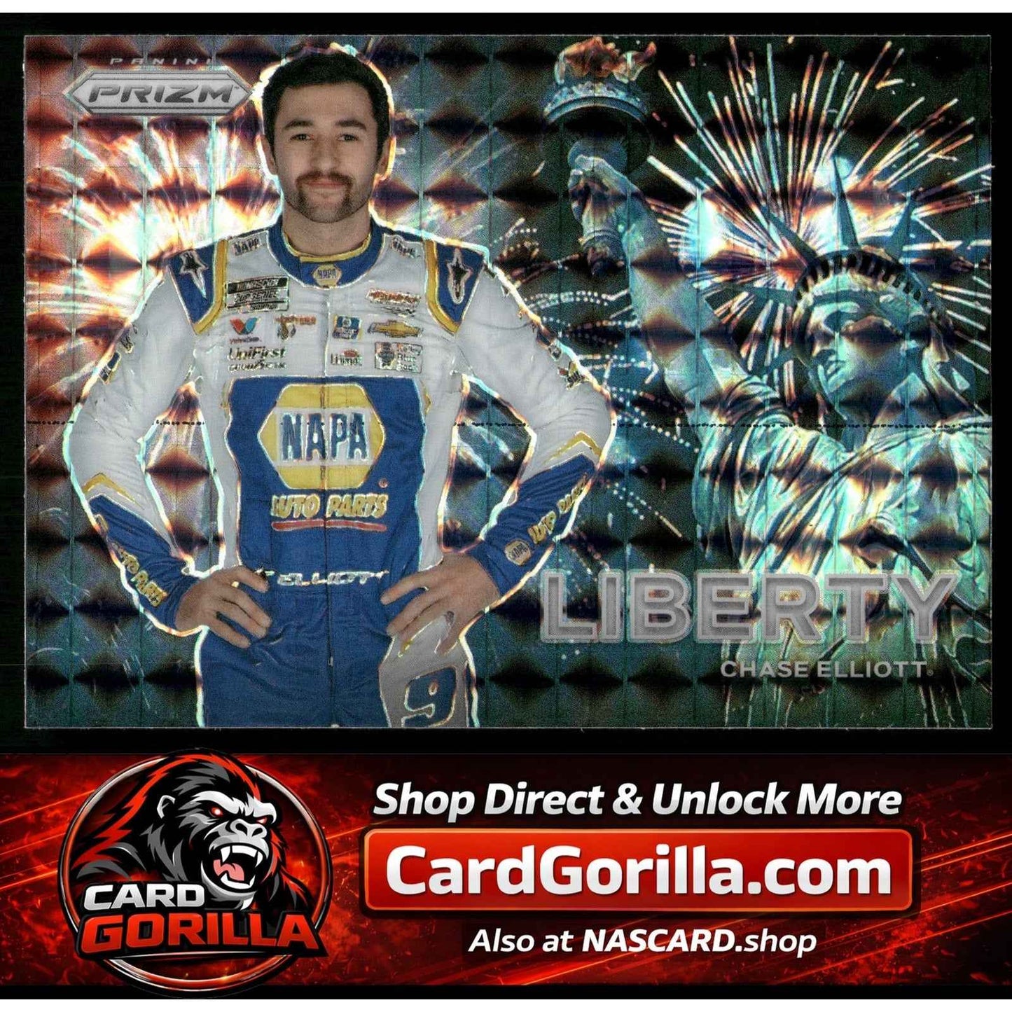 2021 Panini Prizm #L14 Chase Elliott Liberty