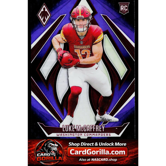 2024 Panini Phoenix #218 Luke McCaffrey Purple
