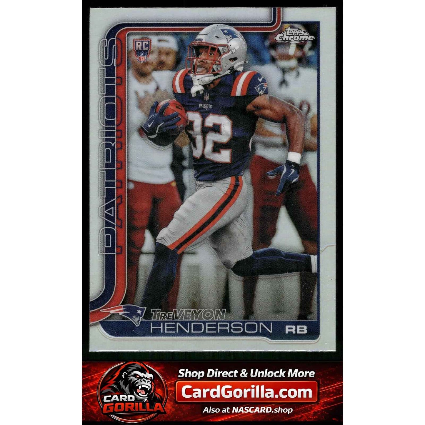 2025 Topps Chrome #328 TreVeyon Henderson Refractor RC