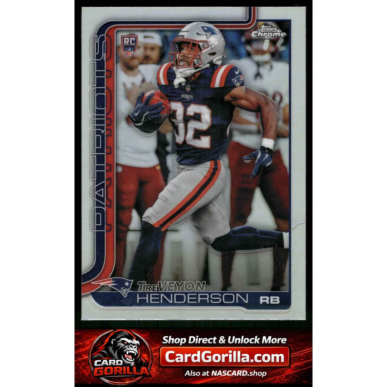 2025 Topps Chrome #328 TreVeyon Henderson Refractor RC