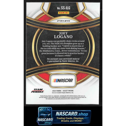2024 Panini Select #SS-JLG Joey Logano Selective Swatches Flash Prizms