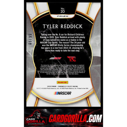 2020 Panini Chronicles #20 Tyler Reddick Select Red #/99 RC