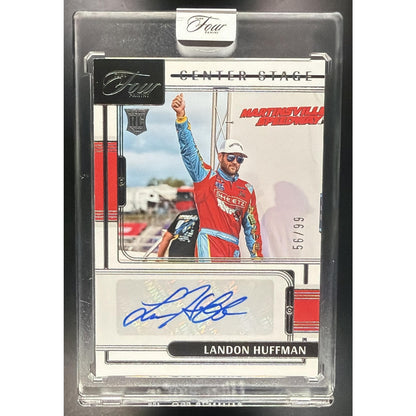 2026 Panini Turn Four Racing Landon Huffman #40 Center Stage Signatures /99 Auto