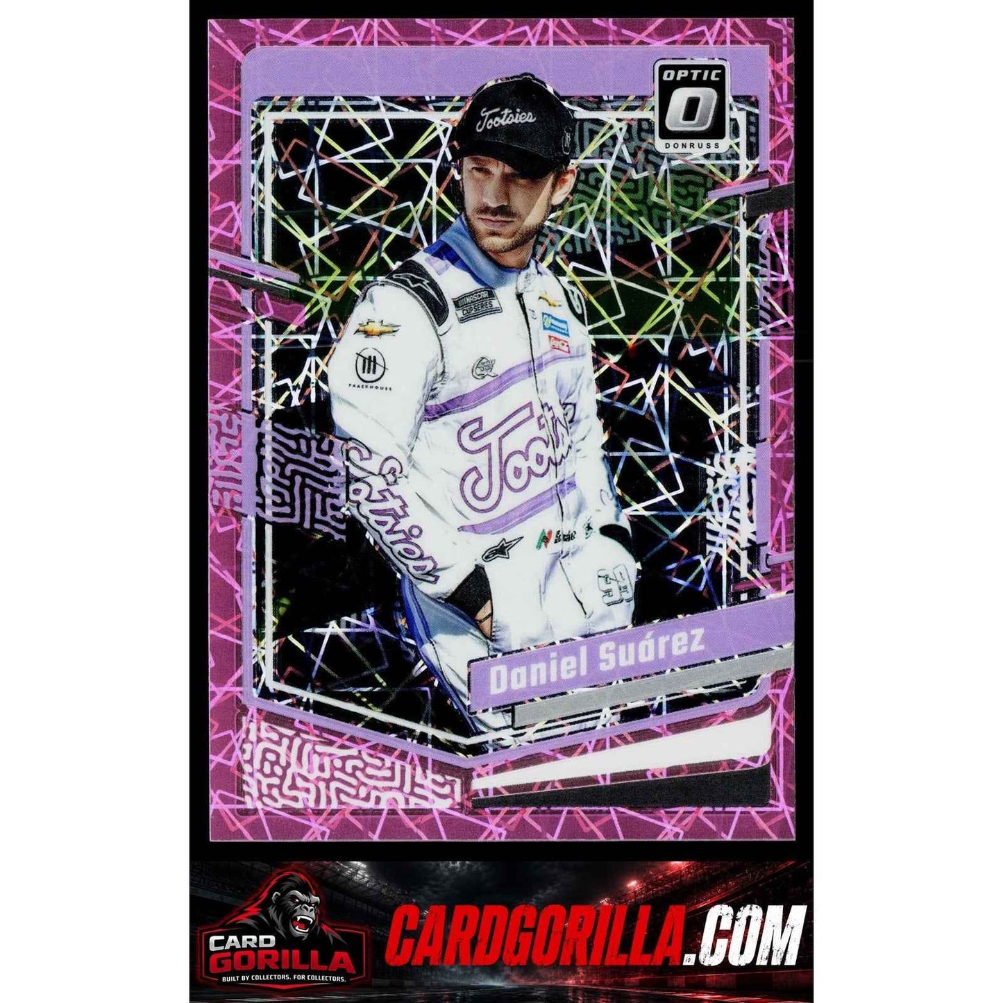 2024 Donruss #60 Daniel Suarez Optic Pink Velocity #/79