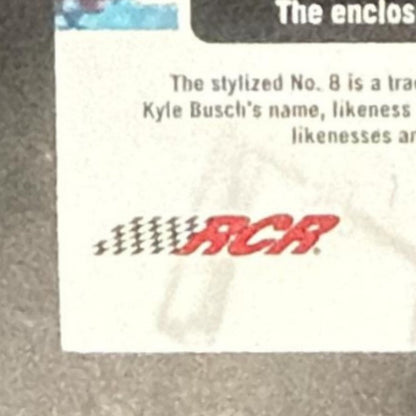 2024 Panini Donruss Kyle Busch #SU-KB Suited Up Swatches Blue MEM
