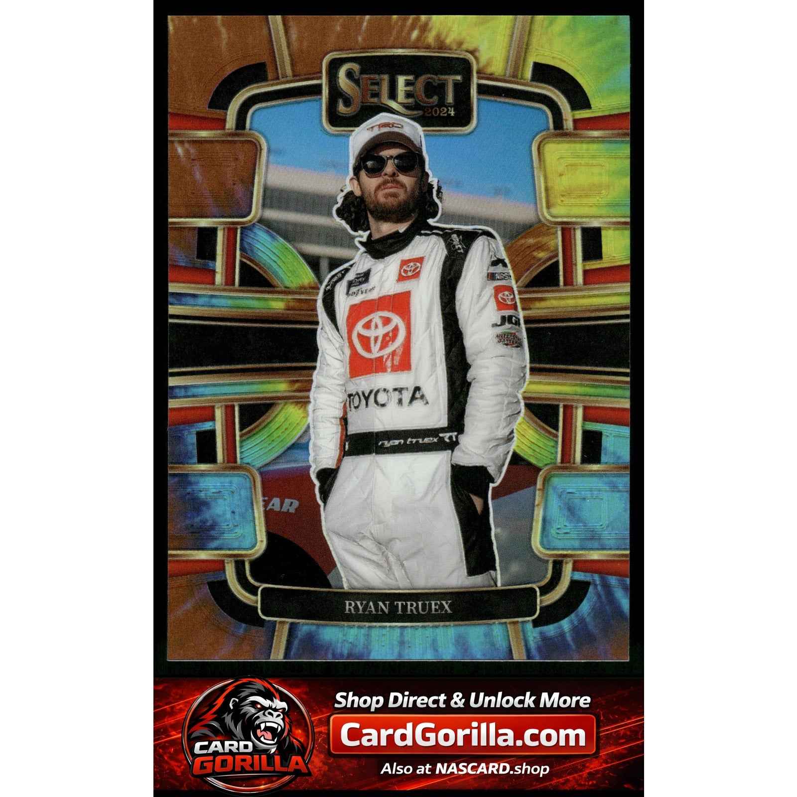 2024 Panini Select #15 Ryan Truex Tie-Dye Prizms #/25
