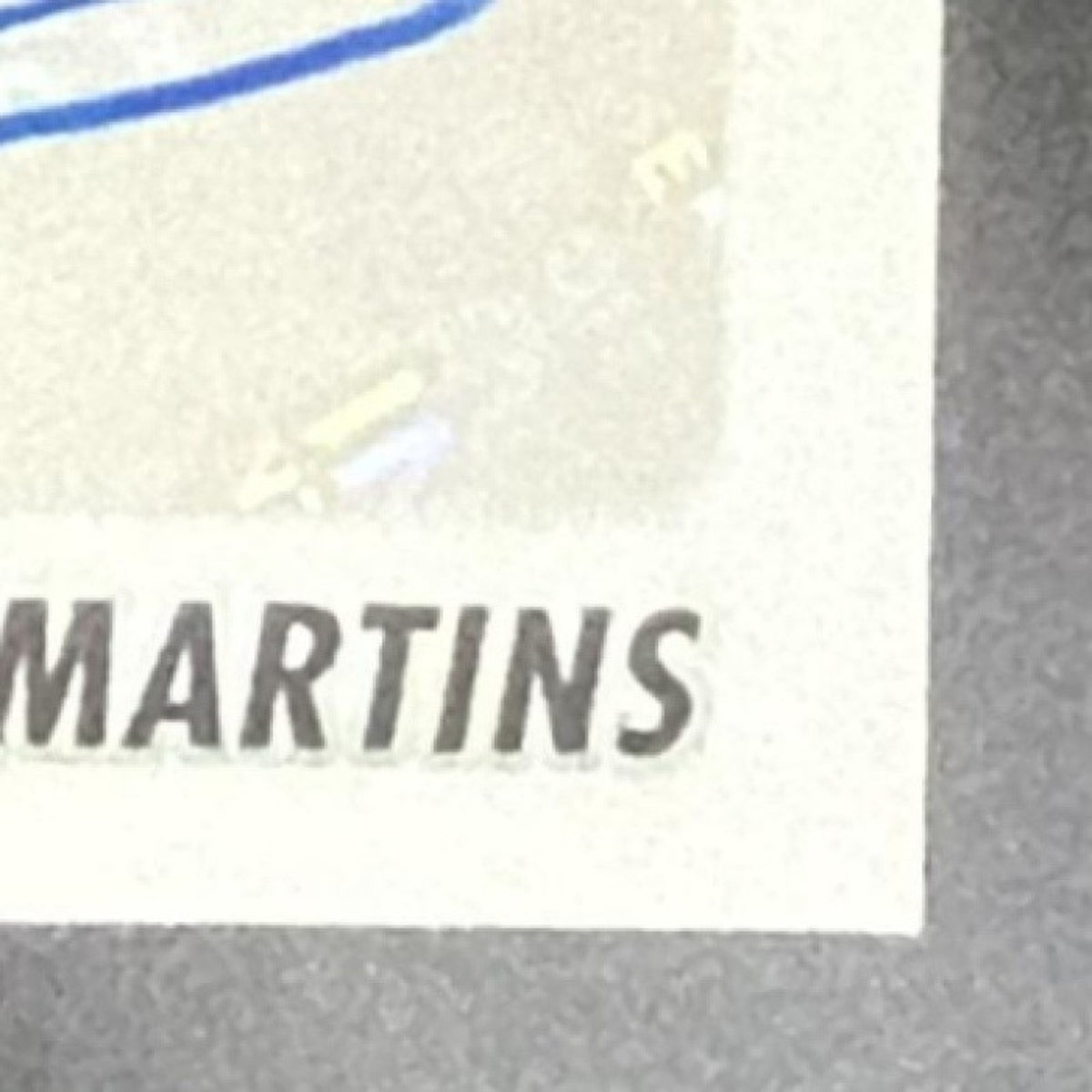 2026 Panini Donruss NASCAR Tommy Joe Martins #29 Signature Series Blue Ice Auto
