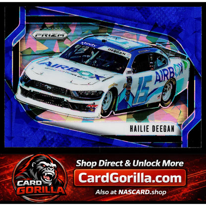 2025 Panini Prizm #118 Hailie Deegan Blue Ice