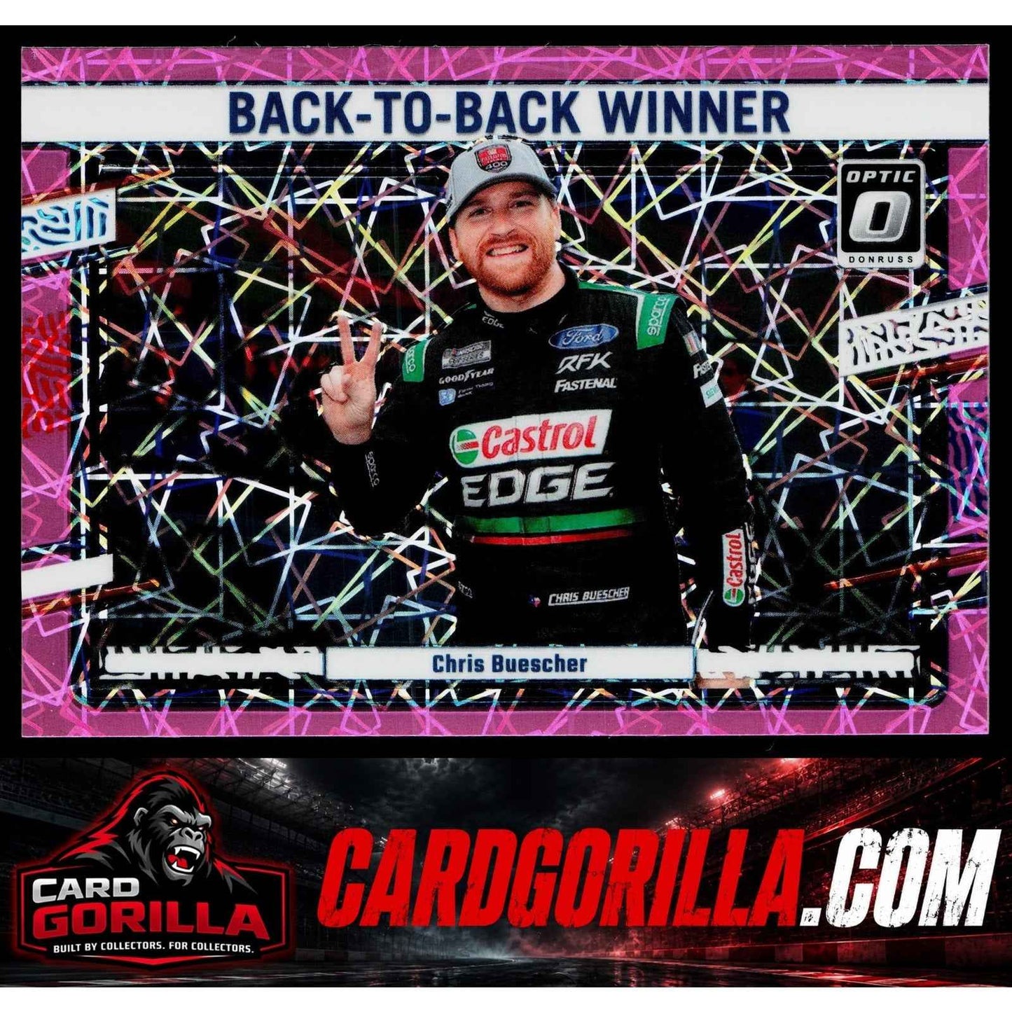 2024 Donruss #173 Chris Buescher Optic Pink Velocity #/79