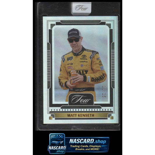 2025 Panini Turn Four #66 Matt Kenseth Red #/25