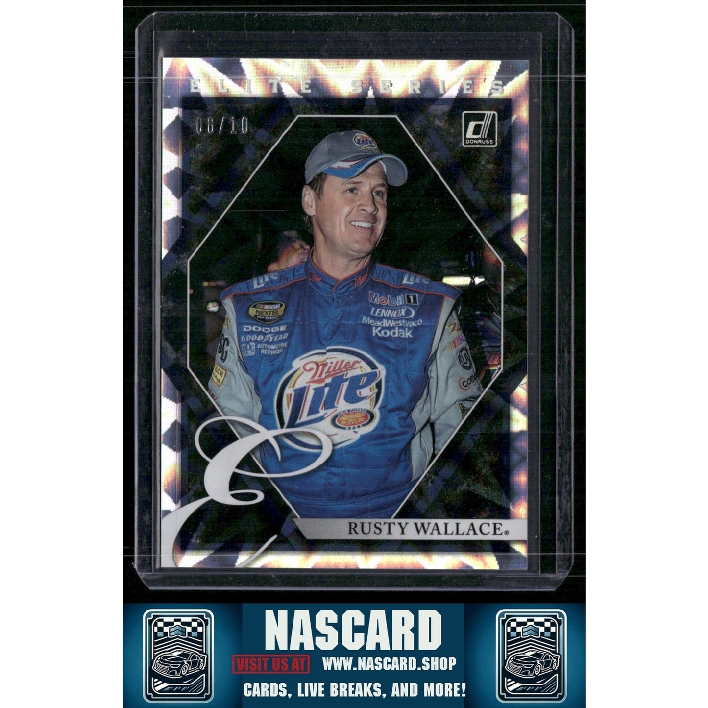 2022 Donruss #E8 Rusty Wallace Elite Series Xplosion #/10 - NASCARD.shop