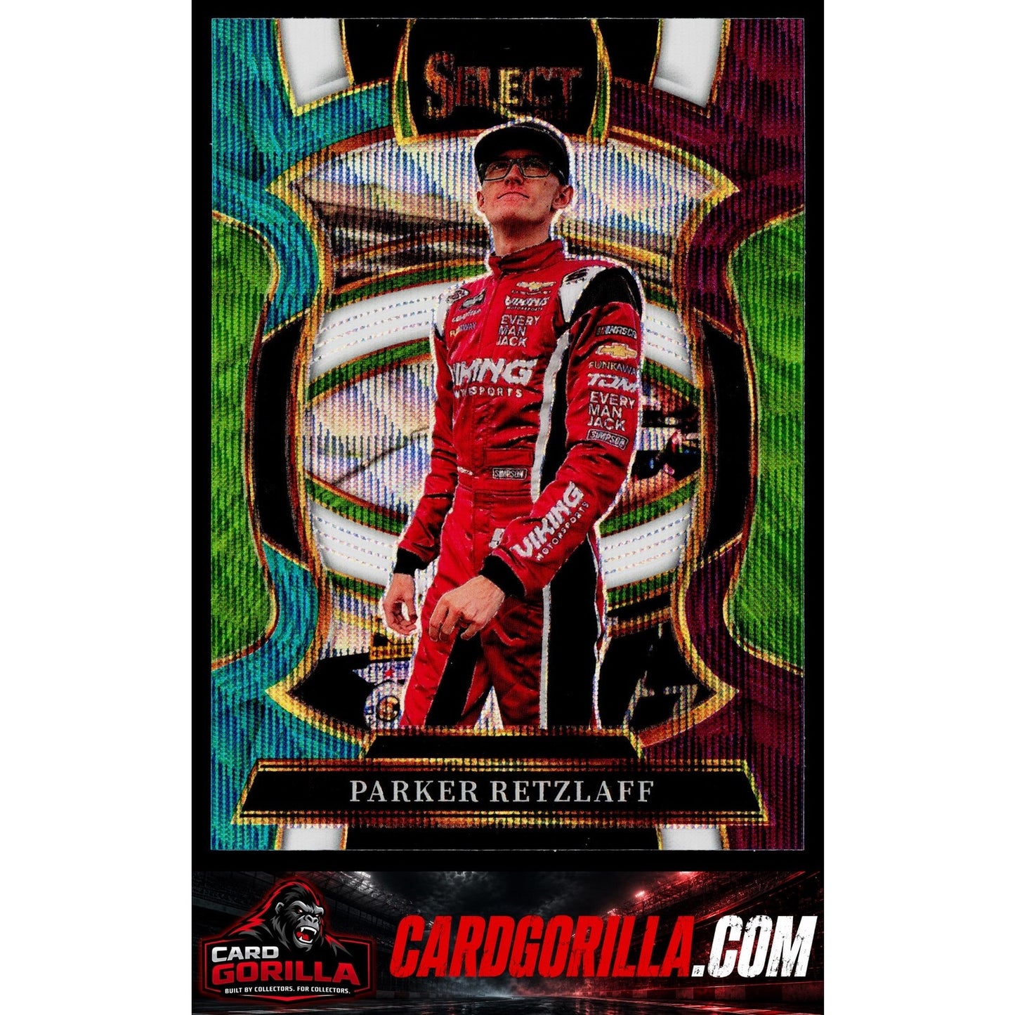 2026 Panini Select #17 Parker Retzlaff Tri-Color Prizms