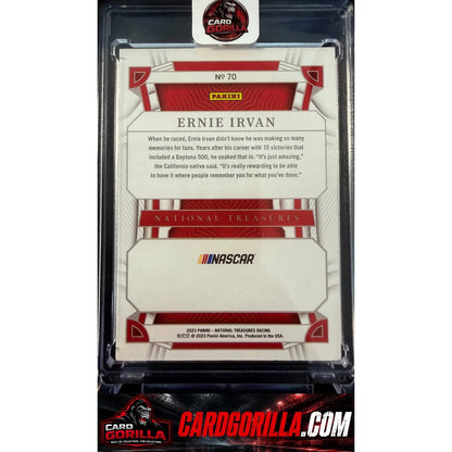 2023 National Treasures Ernie Irvan Diamond Anniversary Holo Platinum Blue #1/1